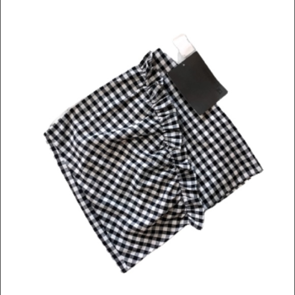 🆕The Impeccable Pig Plaid Mini Skirt Size Large